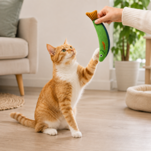 Catnip Infused Plush Mouse Toy